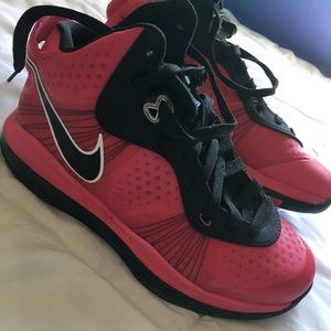 Lebron 8 Solar Red Sneakers